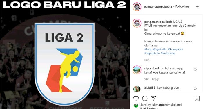 Logo Baru Liga 2 Bocor dan Beredar di Media Sosial, Netizen: Jelek Amat